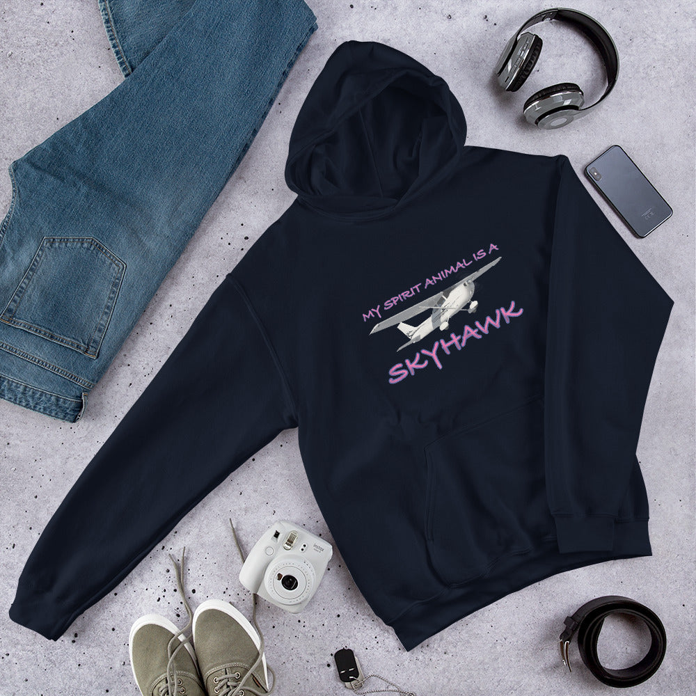 My Spirit Animal is a Skyhawk - unisex hoodie
