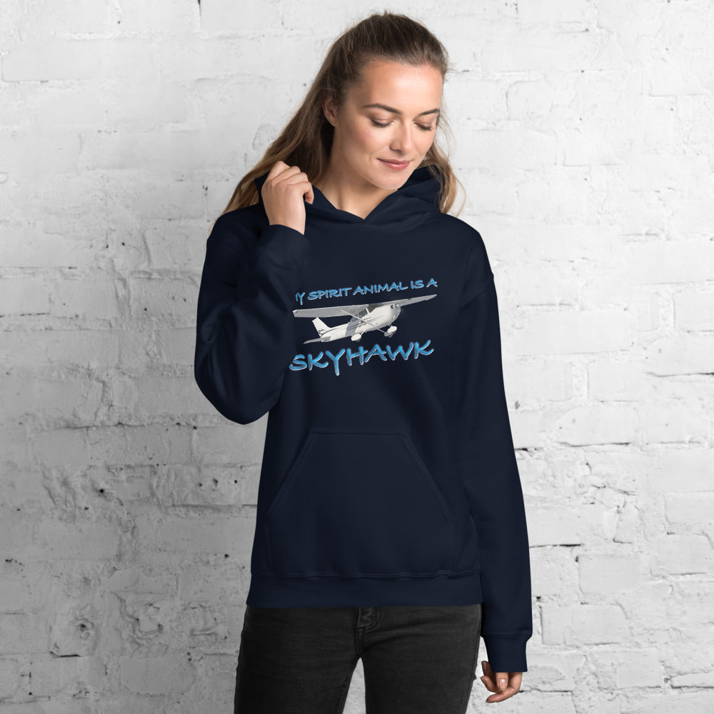 My Spirit Animal is a Skyhawk - unisex hoodie
