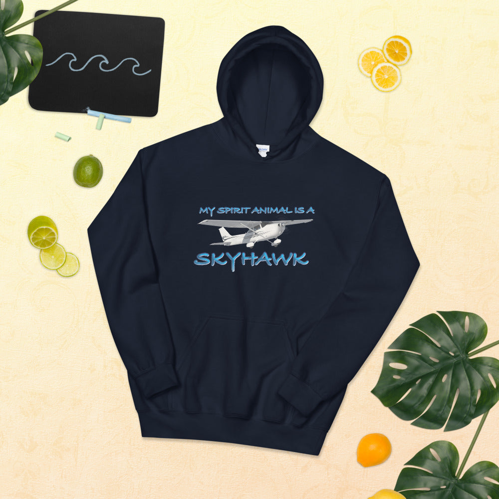 My Spirit Animal is a Skyhawk - unisex hoodie