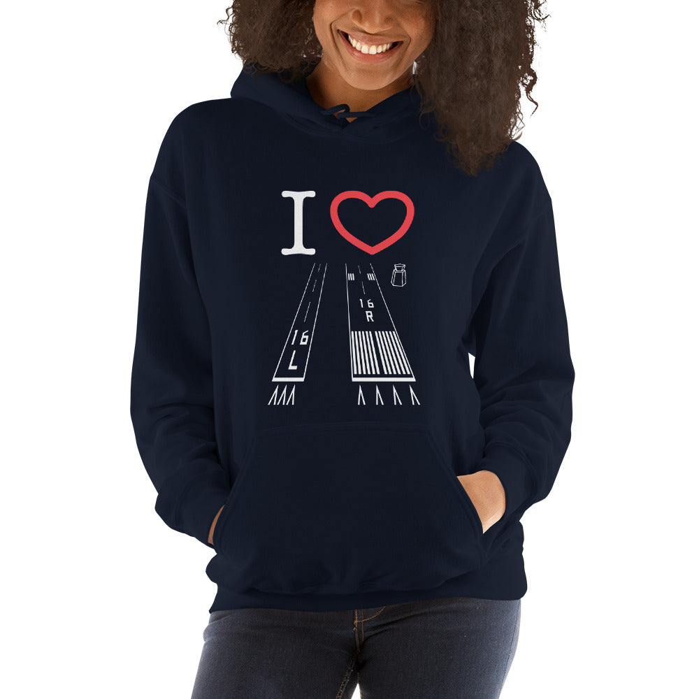 Van Nuys Airport Runways 16L - 16R / 34L - 34R - unisex hoodie