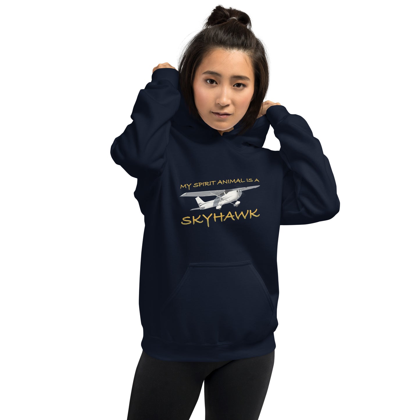My Spirit Animal is a Skyhawk - unisex hoodie