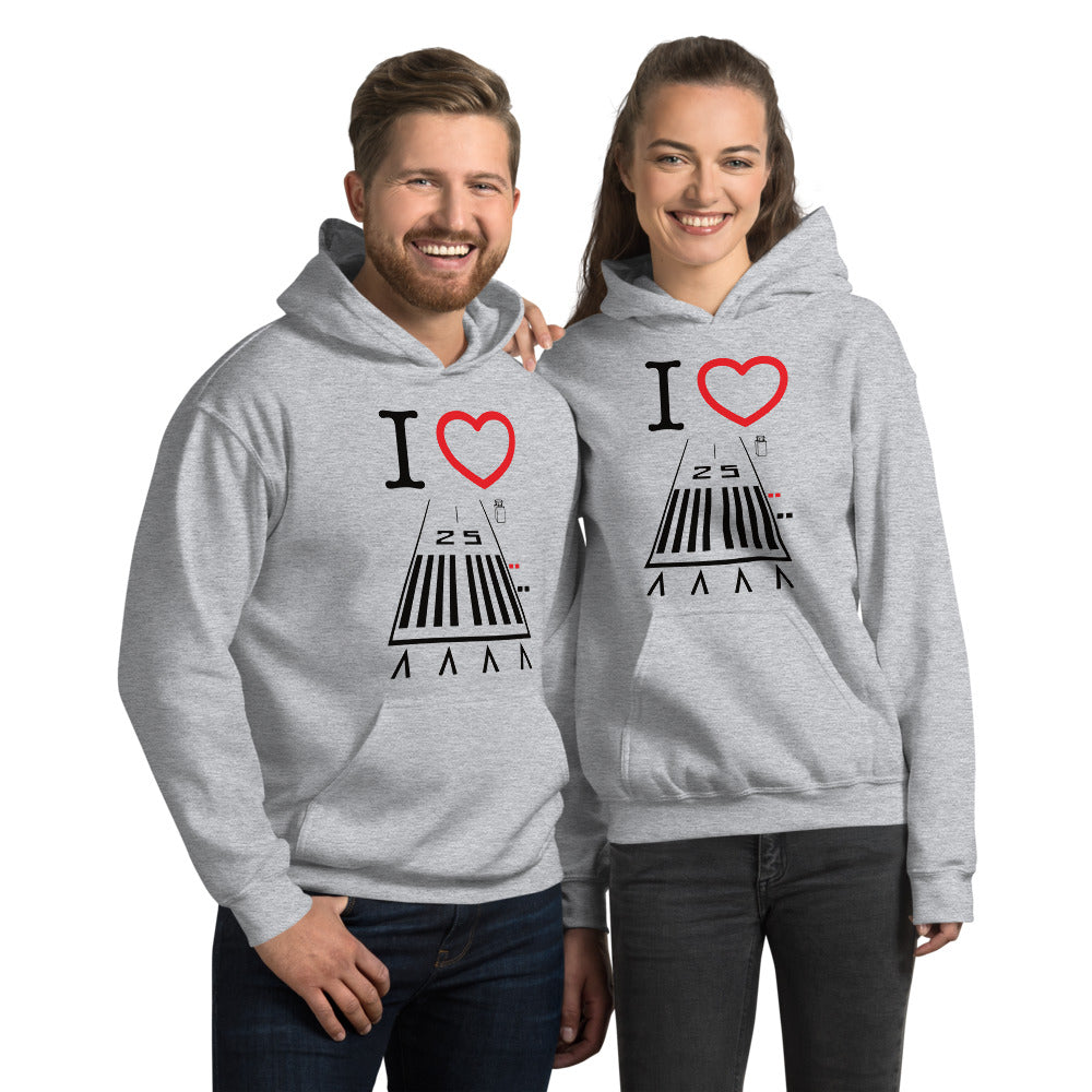 Hawthorne Airport Runway 25 / 7 - unisex hoodie