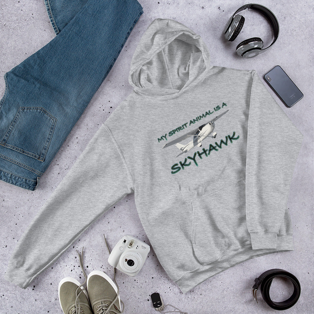 My Spirit Animal is a Skyhawk - unisex hoodie