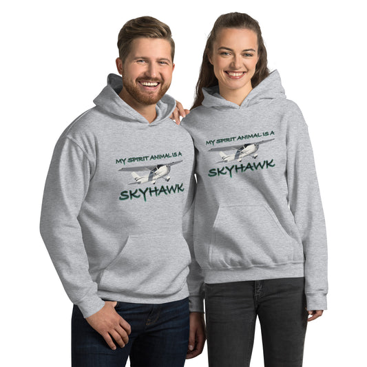 My Spirit Animal is a Skyhawk - unisex hoodie