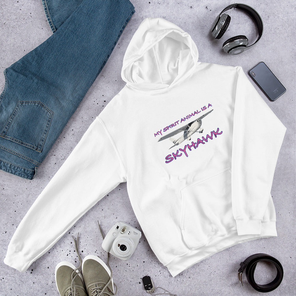 My Spirit Animal is a Skyhawk - unisex hoodie