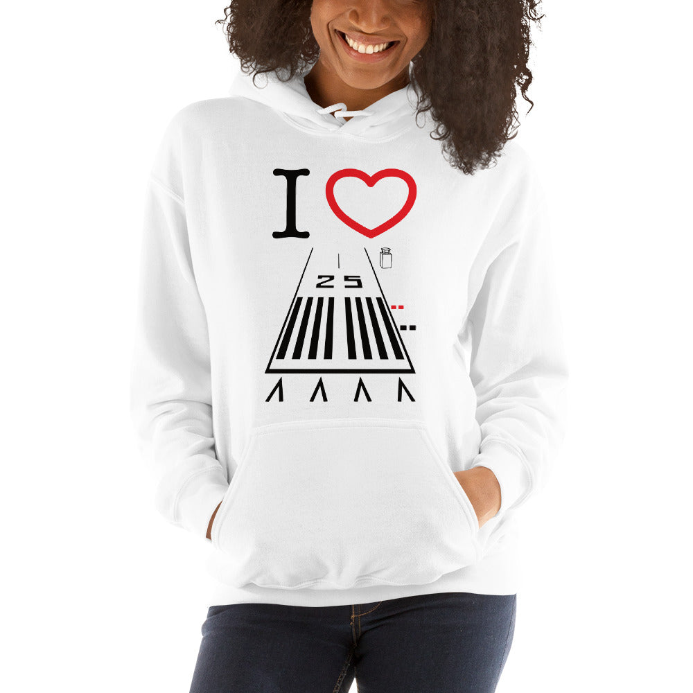 Hawthorne Airport Runway 25 / 7 - unisex hoodie