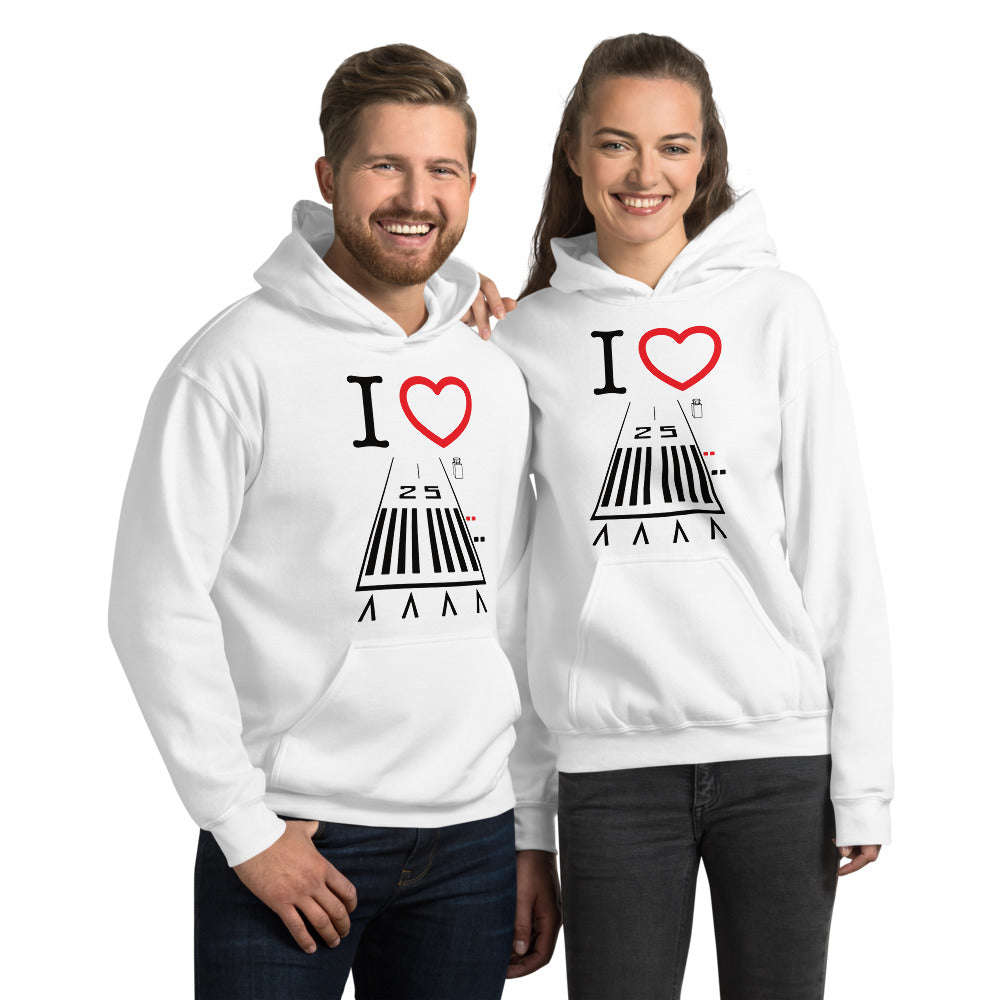 Hawthorne Airport Runway 25 / 7 - unisex hoodie
