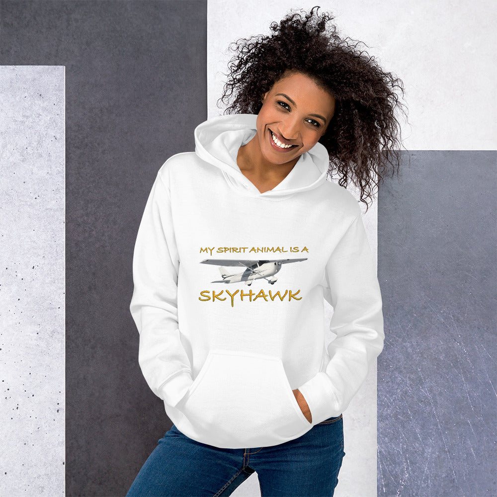 My Spirit Animal is a Skyhawk - unisex hoodie