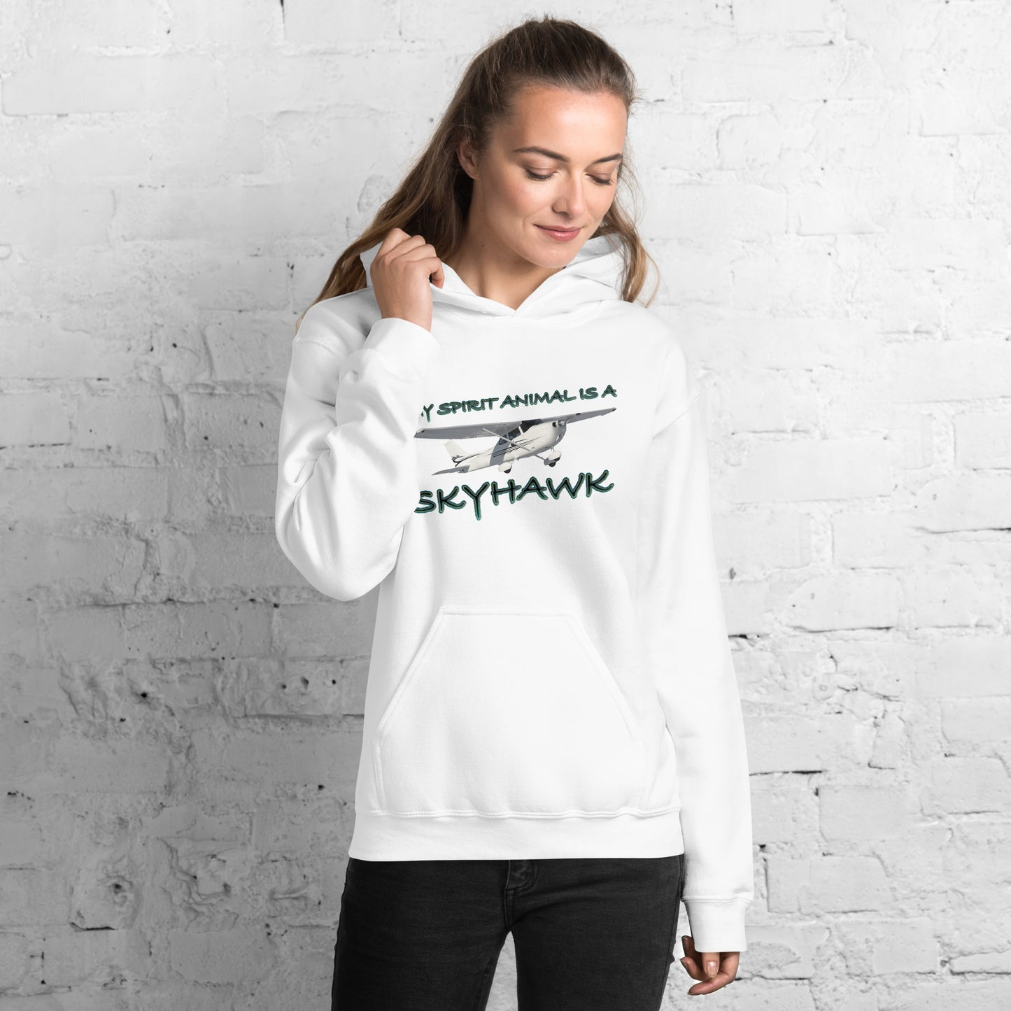 My Spirit Animal is a Skyhawk - unisex hoodie