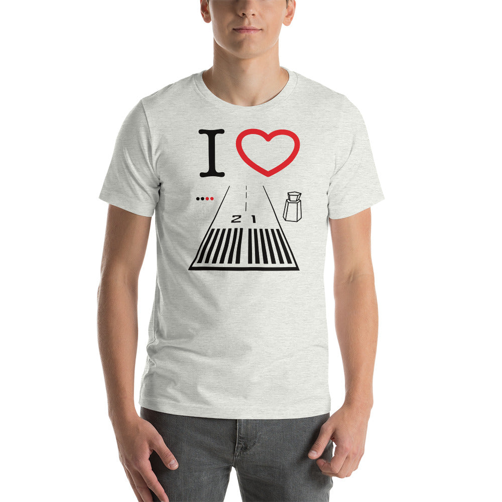 Santa Monica Airport Runway 21 / Runway 3 Short-Sleeve T-Shirt