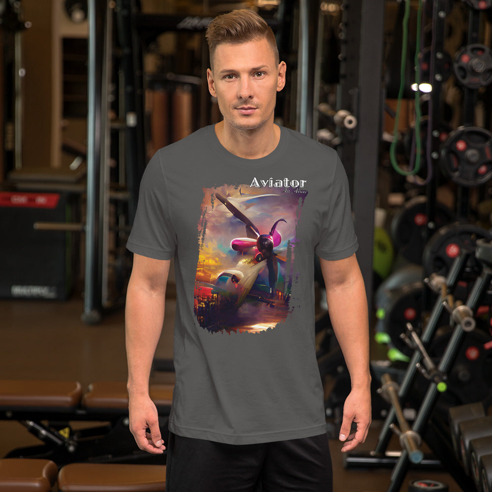 Aviator Art No. 2 - Short-Sleeve Unisex T-Shirt