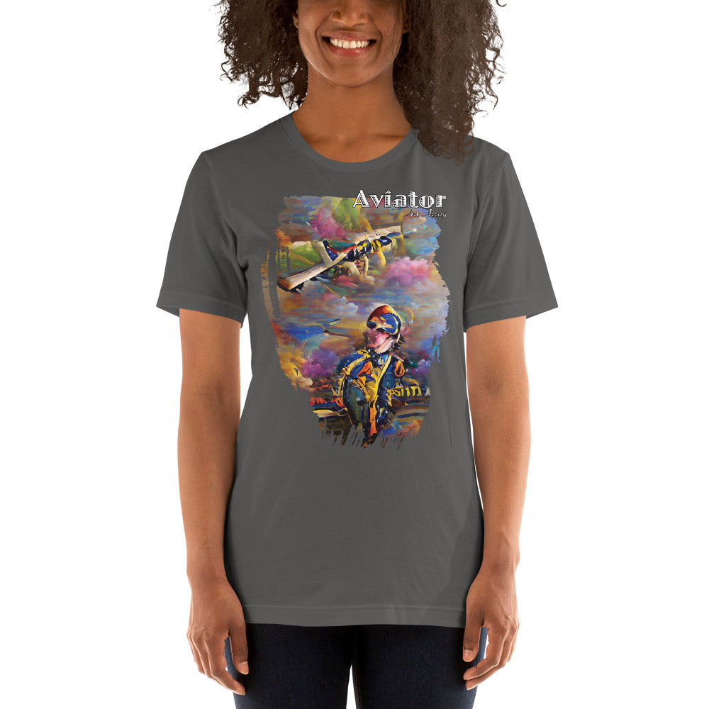 Aviator Art No. 3 - Short-Sleeve Unisex T-Shirt
