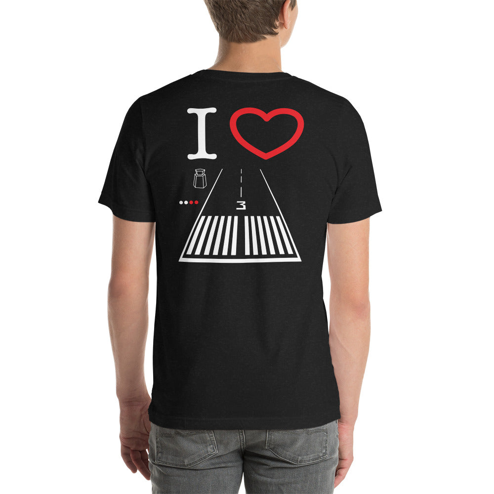 Santa Monica Airport Runway 21 / Runway 3 Short-Sleeve T-Shirt