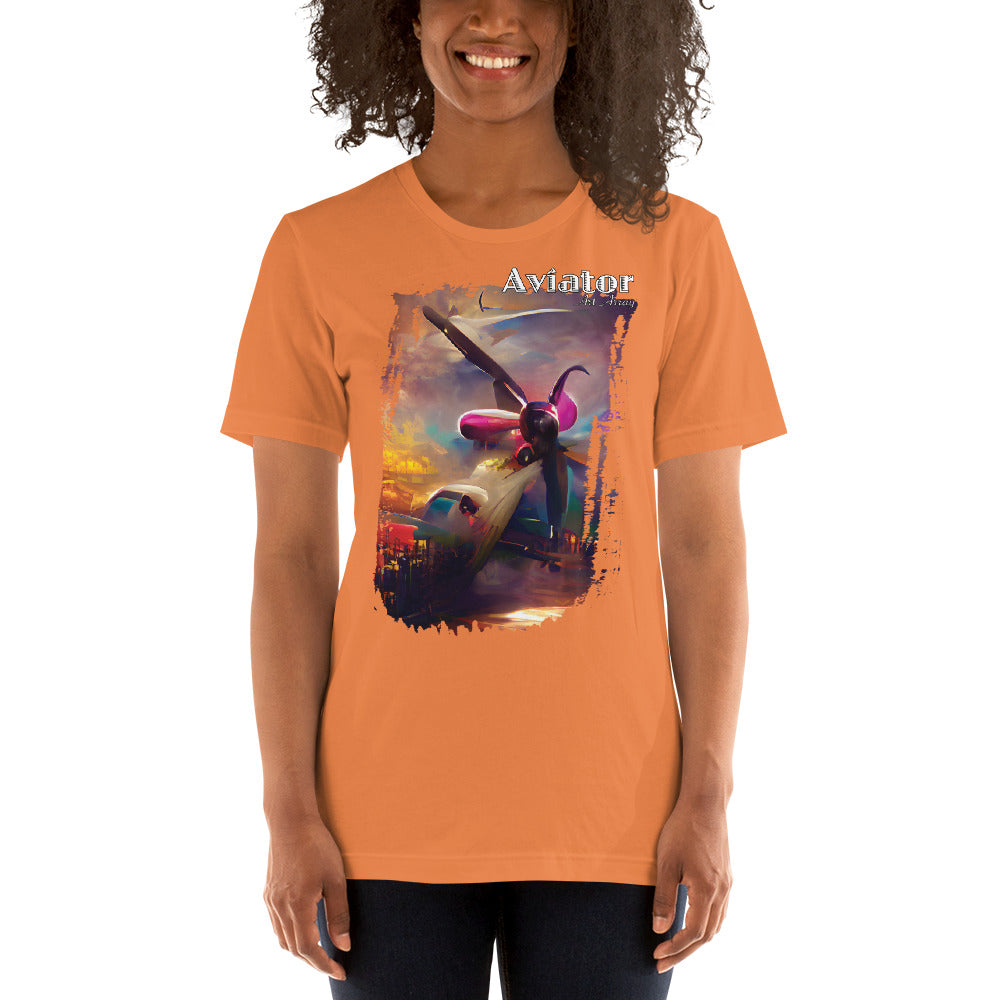 Aviator Art No. 2 - Short-Sleeve Unisex T-Shirt