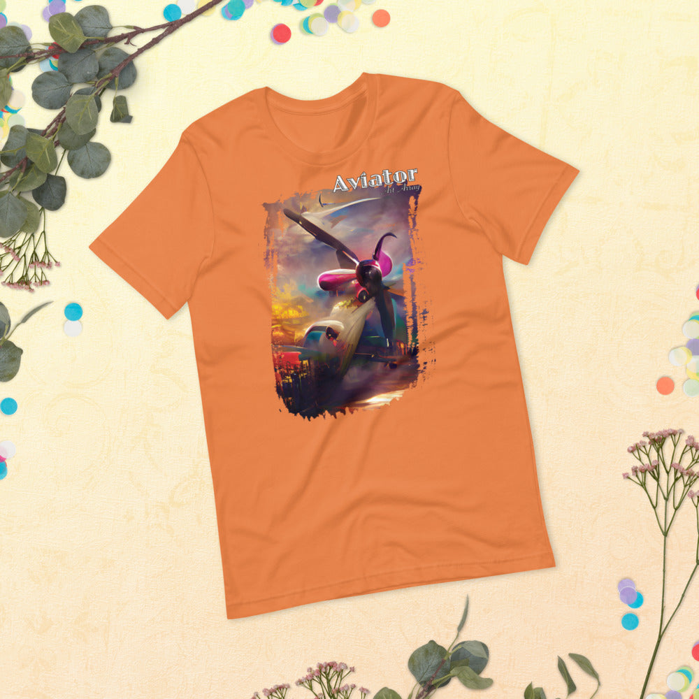 Aviator Art No. 2 - Short-Sleeve Unisex T-Shirt
