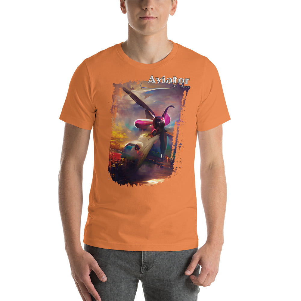Aviator Art No. 2 - Short-Sleeve Unisex T-Shirt