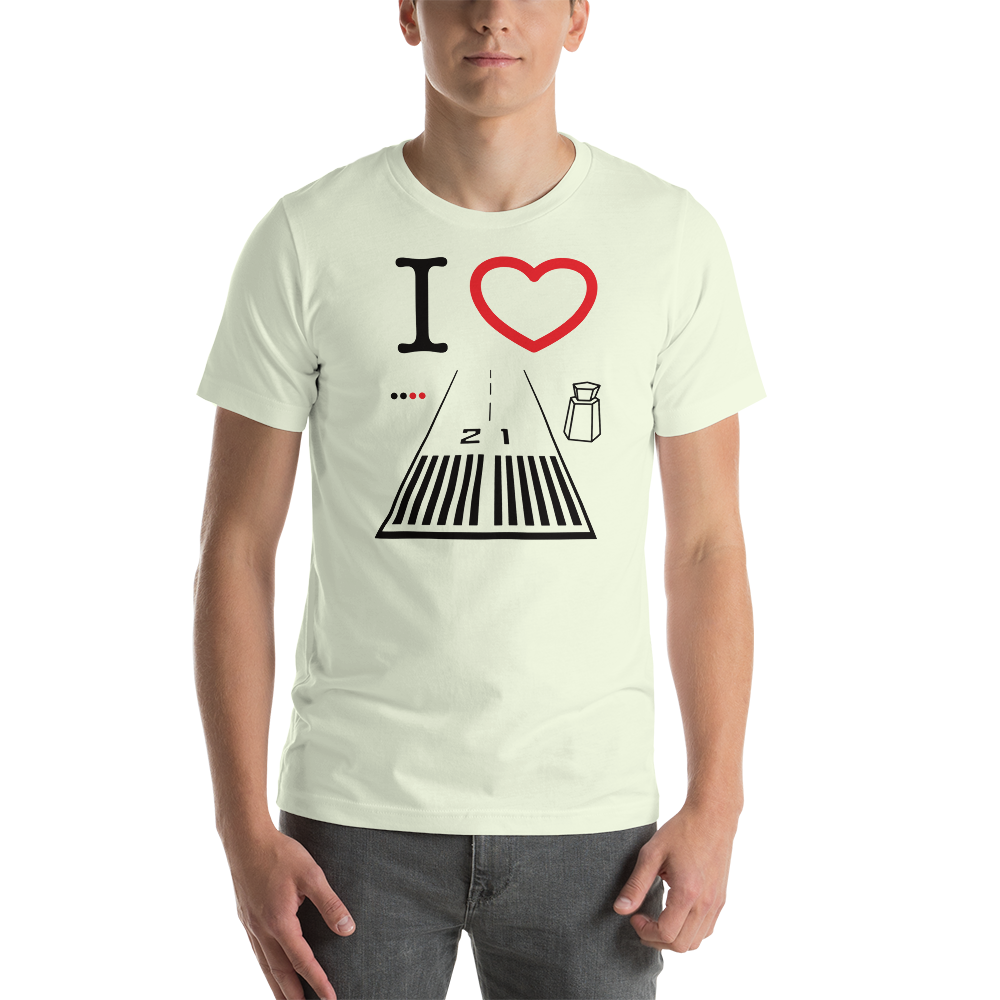 Santa Monica Airport Runway 21 / 3 short-sleeve T-shirt