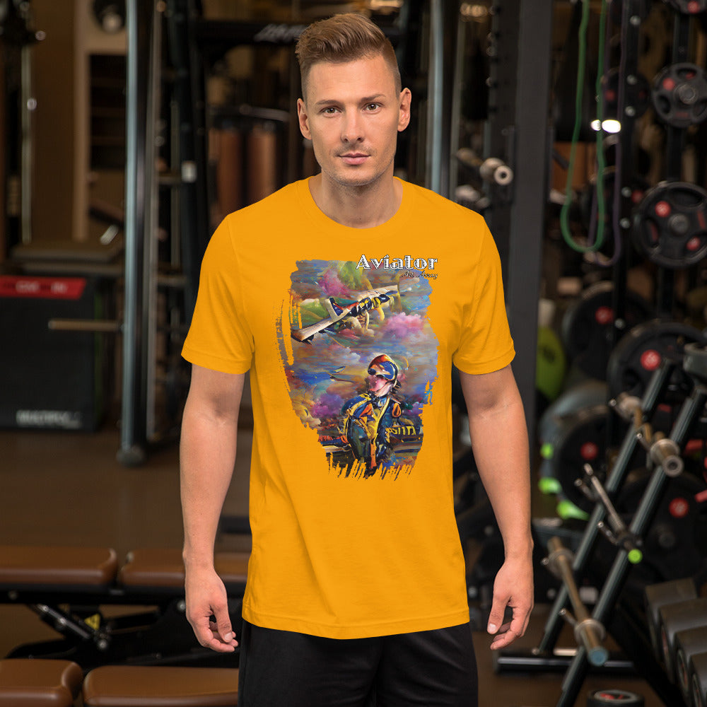 Aviator Art No. 3 - Short-Sleeve Unisex T-Shirt