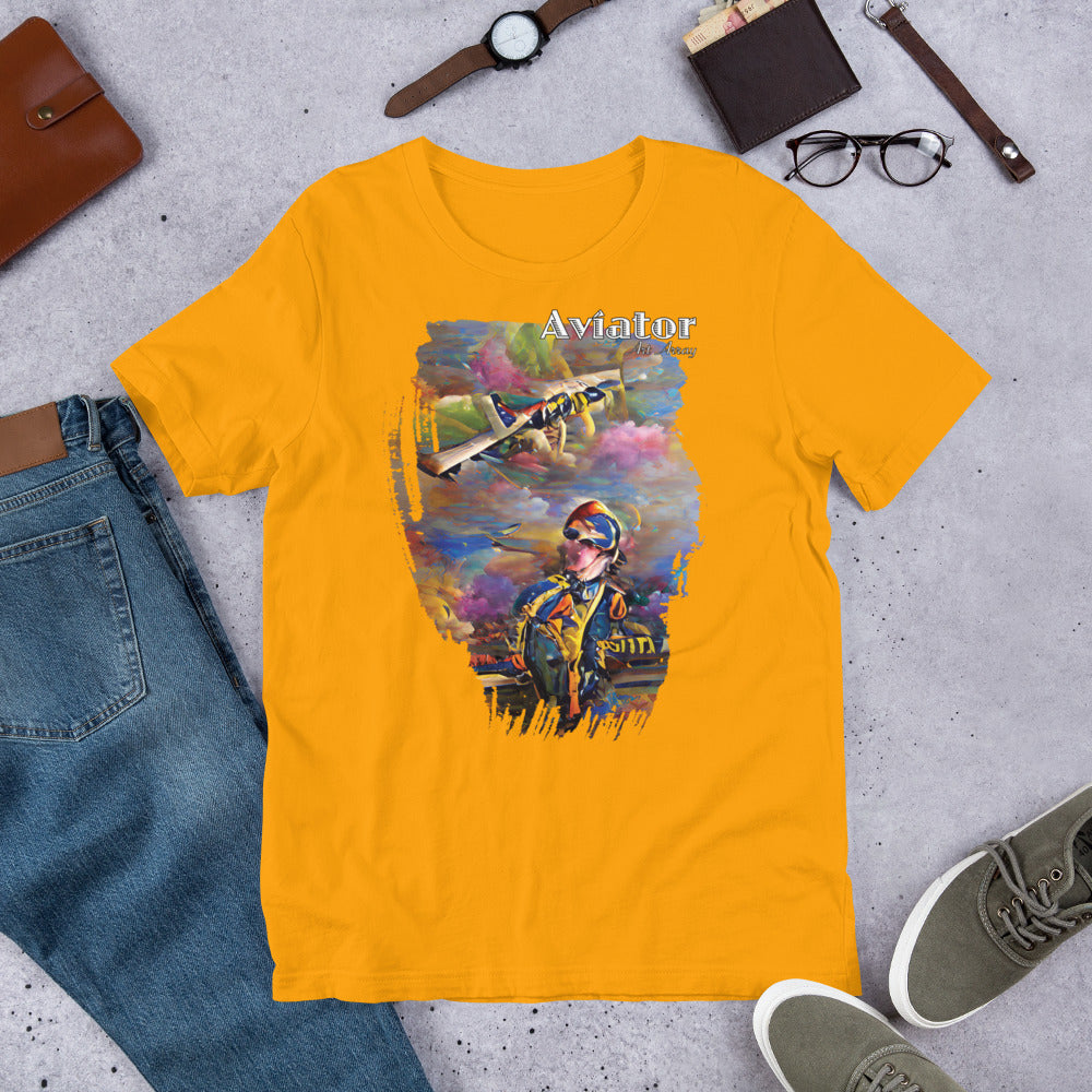 Aviator Art No. 3 - Short-Sleeve Unisex T-Shirt