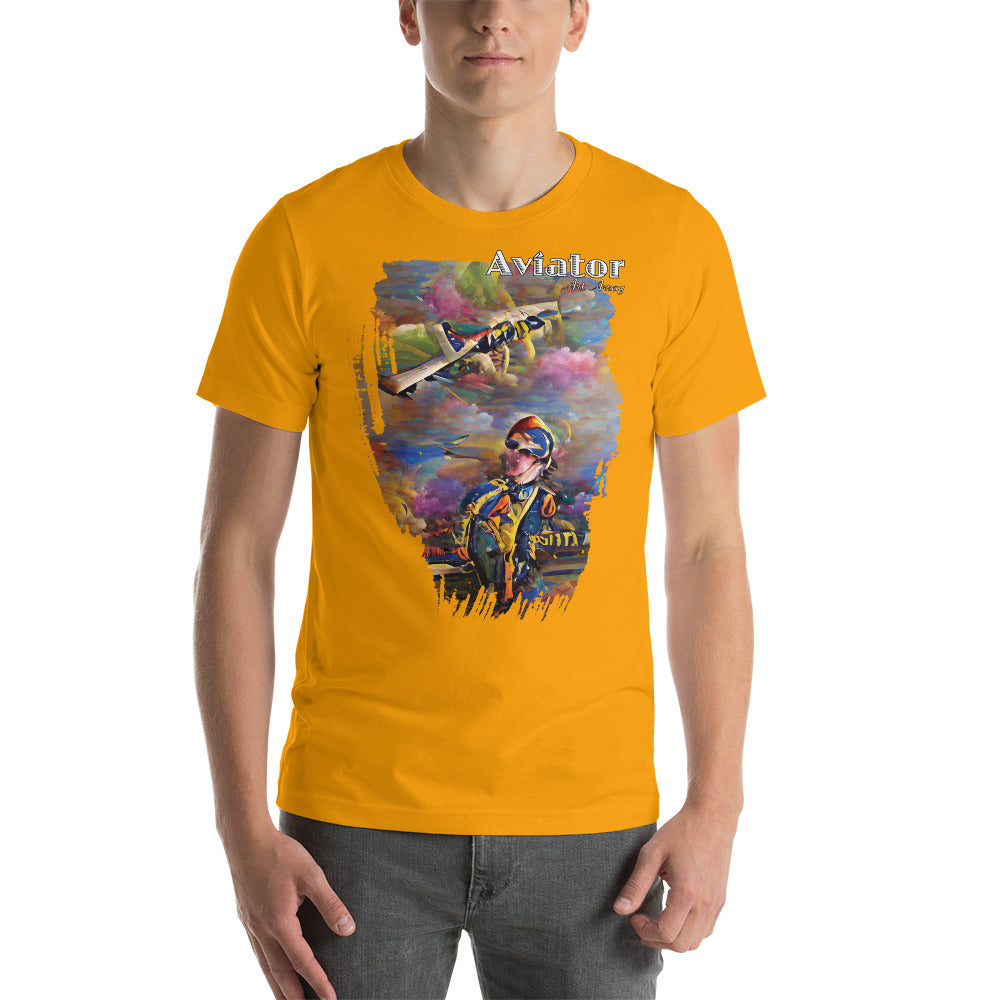 Aviator Art No. 3 - Short-Sleeve Unisex T-Shirt