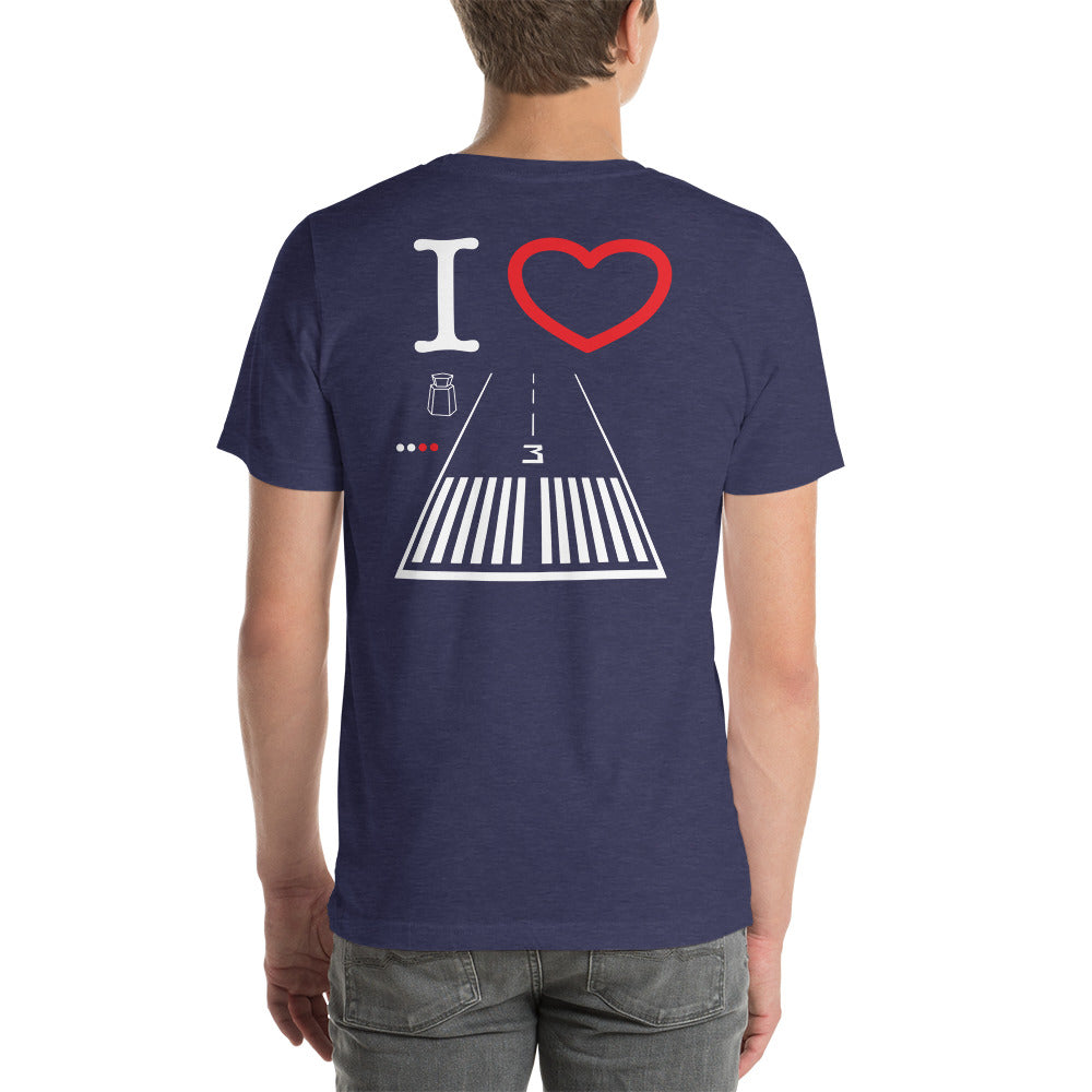 Santa Monica Airport Runway 21 / Runway 3 Short-Sleeve T-Shirt