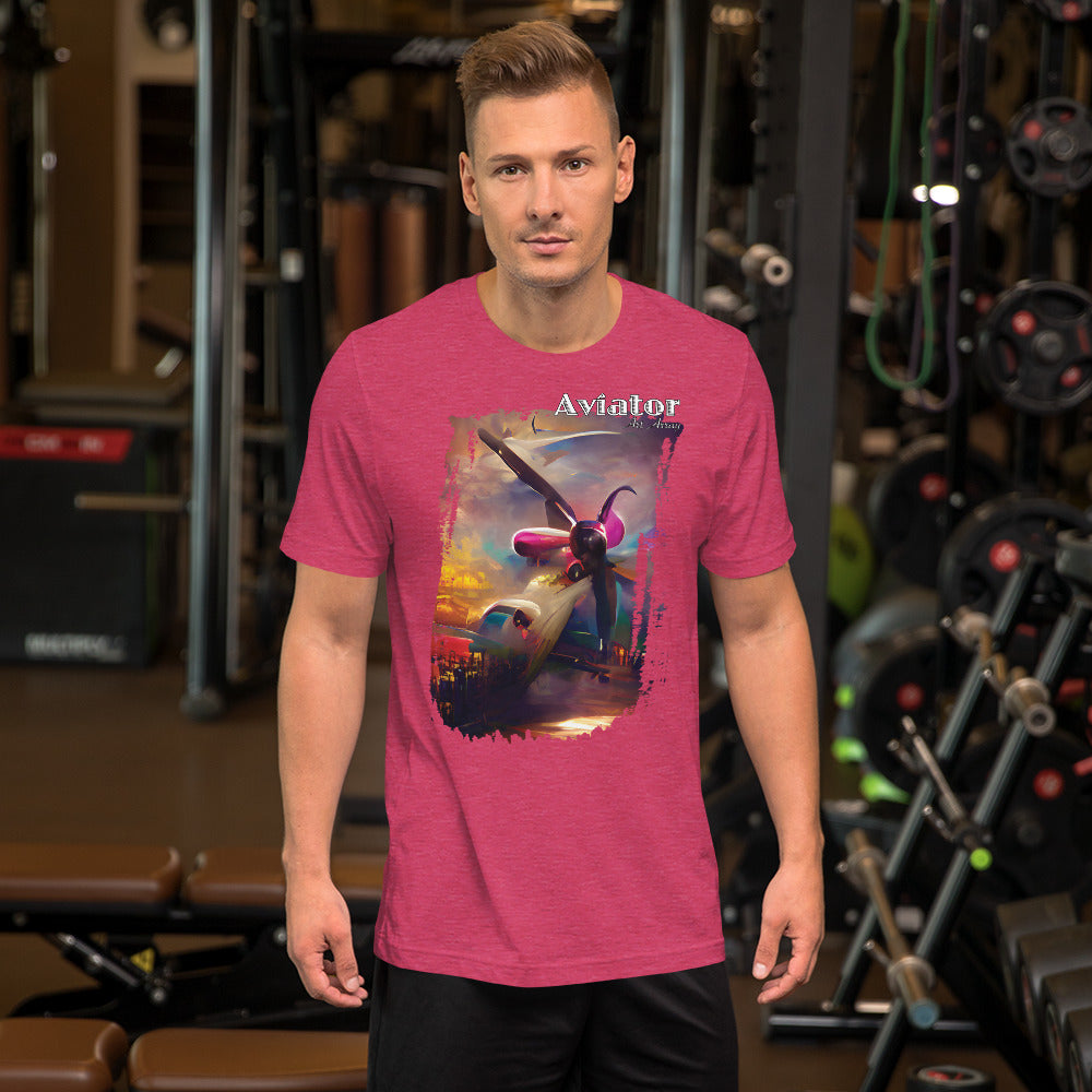 Aviator Art No. 2 - Short-Sleeve Unisex T-Shirt