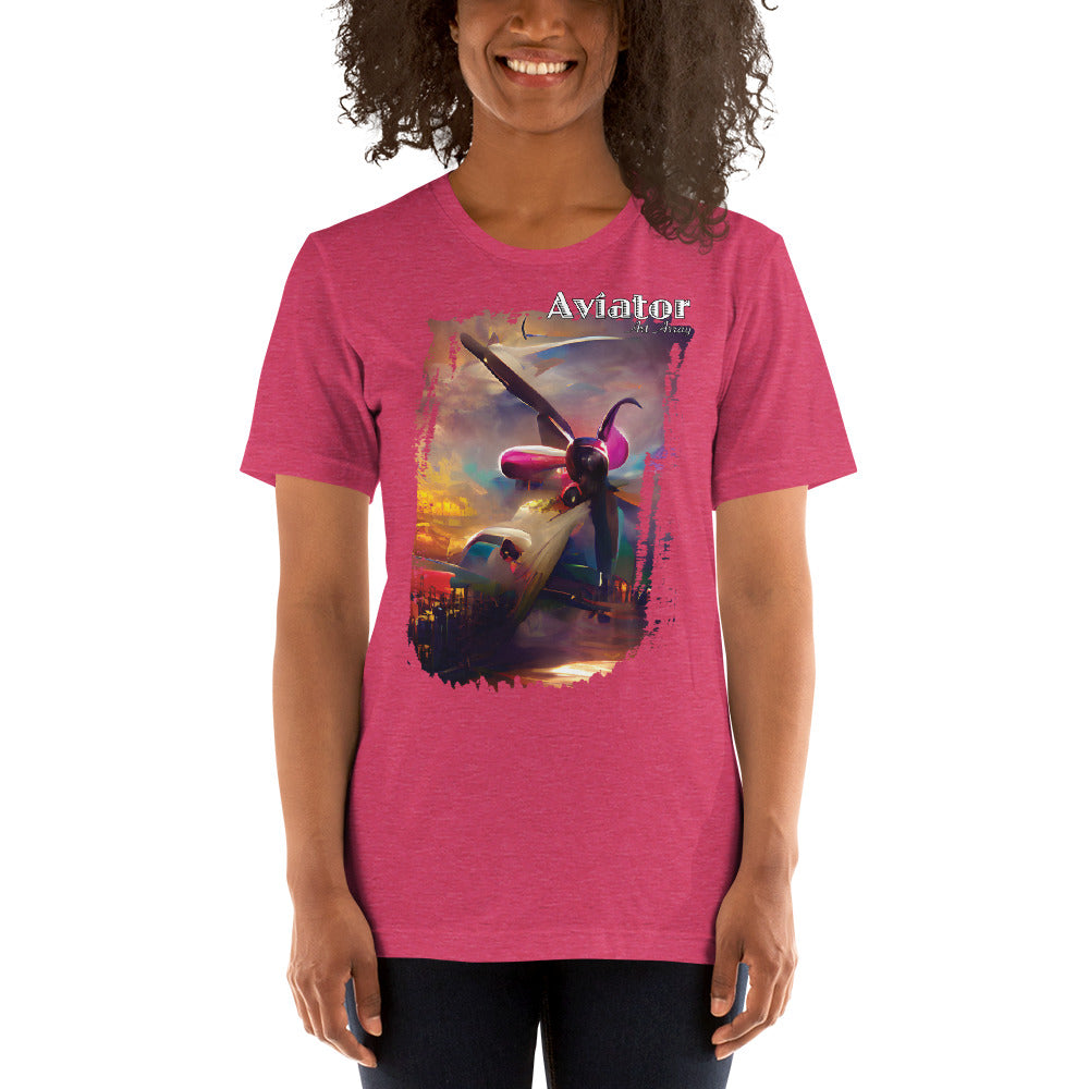 Aviator Art No. 2 - Short-Sleeve Unisex T-Shirt