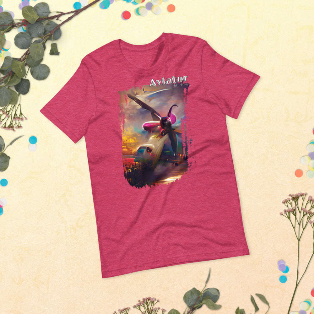 Aviator Art No. 2 - Short-Sleeve Unisex T-Shirt