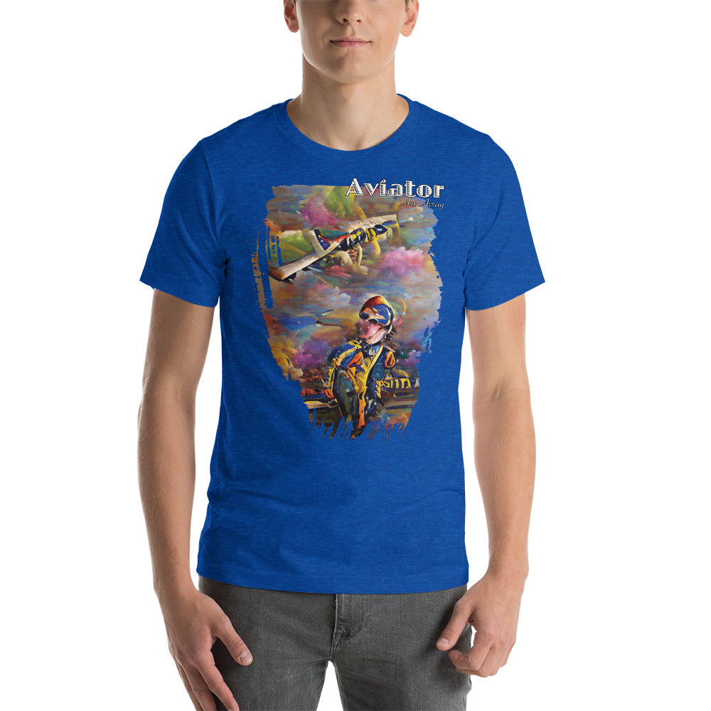 Aviator Art No. 3 - Short-Sleeve Unisex T-Shirt