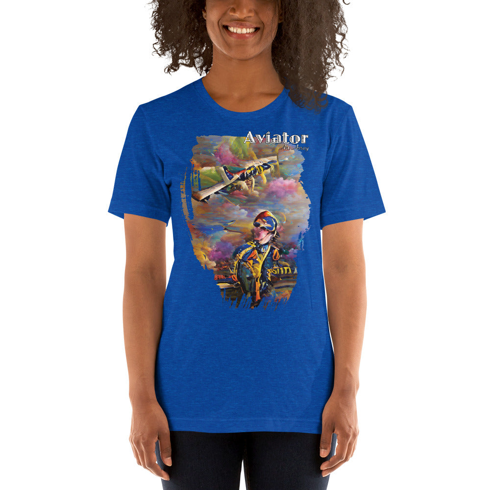 Aviator Art No. 3 - Short-Sleeve Unisex T-Shirt