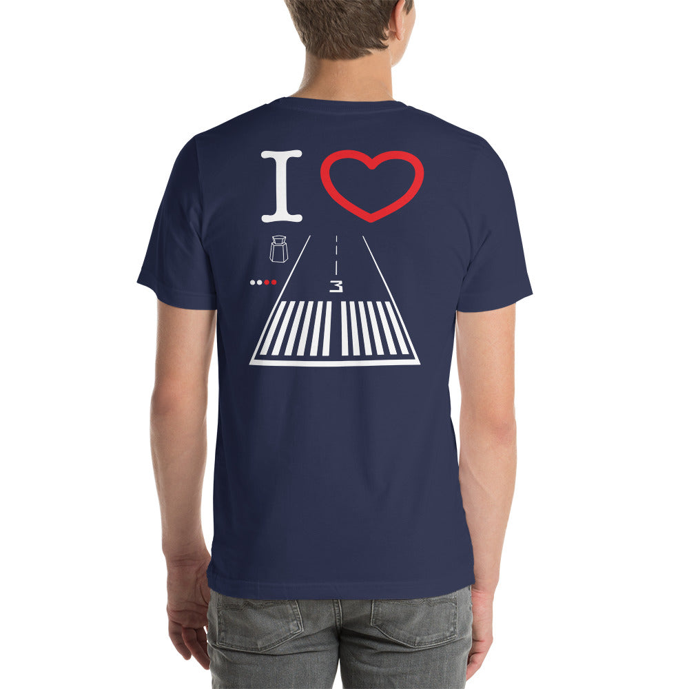 Santa Monica Airport Runway 21 / Runway 3 Short-Sleeve T-Shirt