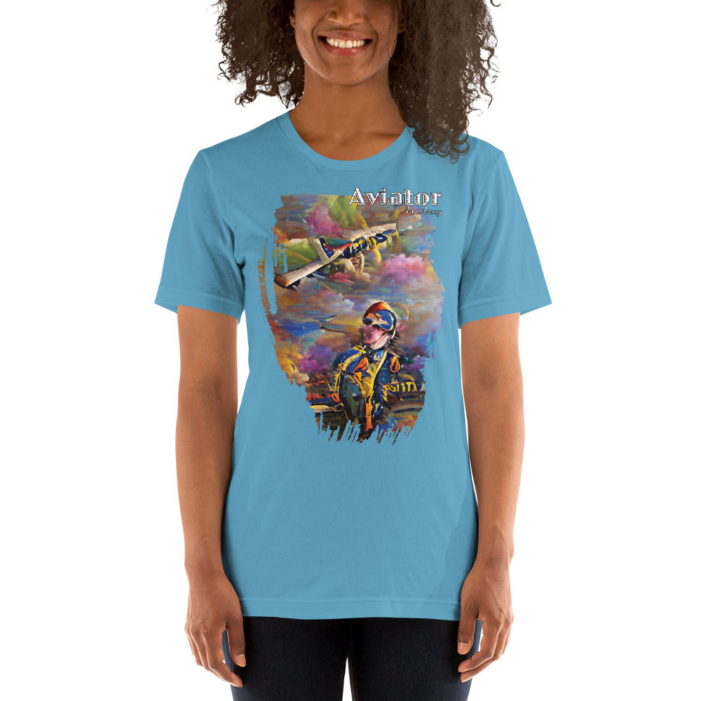 Aviator Art No. 3 - Short-Sleeve Unisex T-Shirt