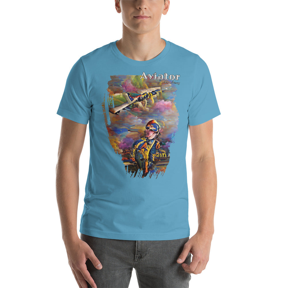 Aviator Art No. 3 - Short-Sleeve Unisex T-Shirt