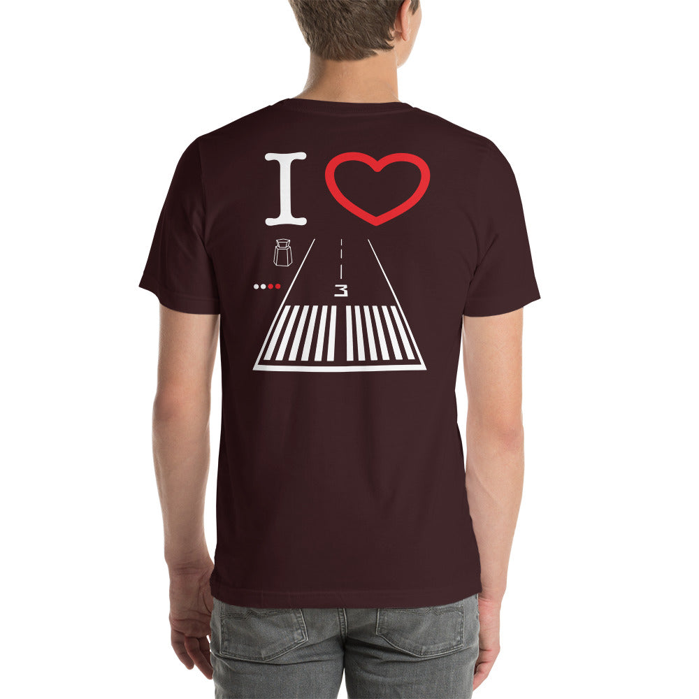 Santa Monica Airport Runway 21 / Runway 3 Short-Sleeve T-Shirt