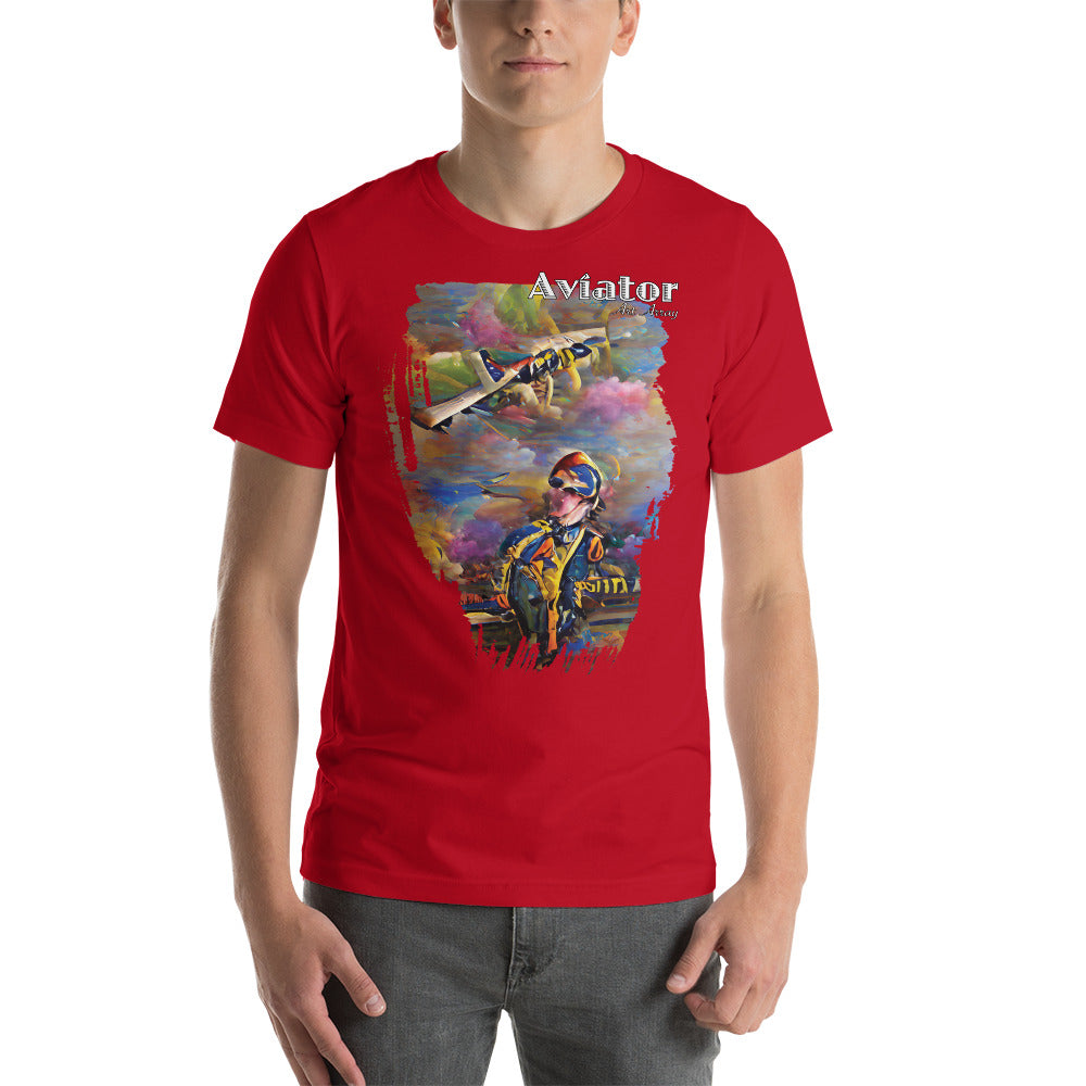 Aviator Art No. 3 - Short-Sleeve Unisex T-Shirt