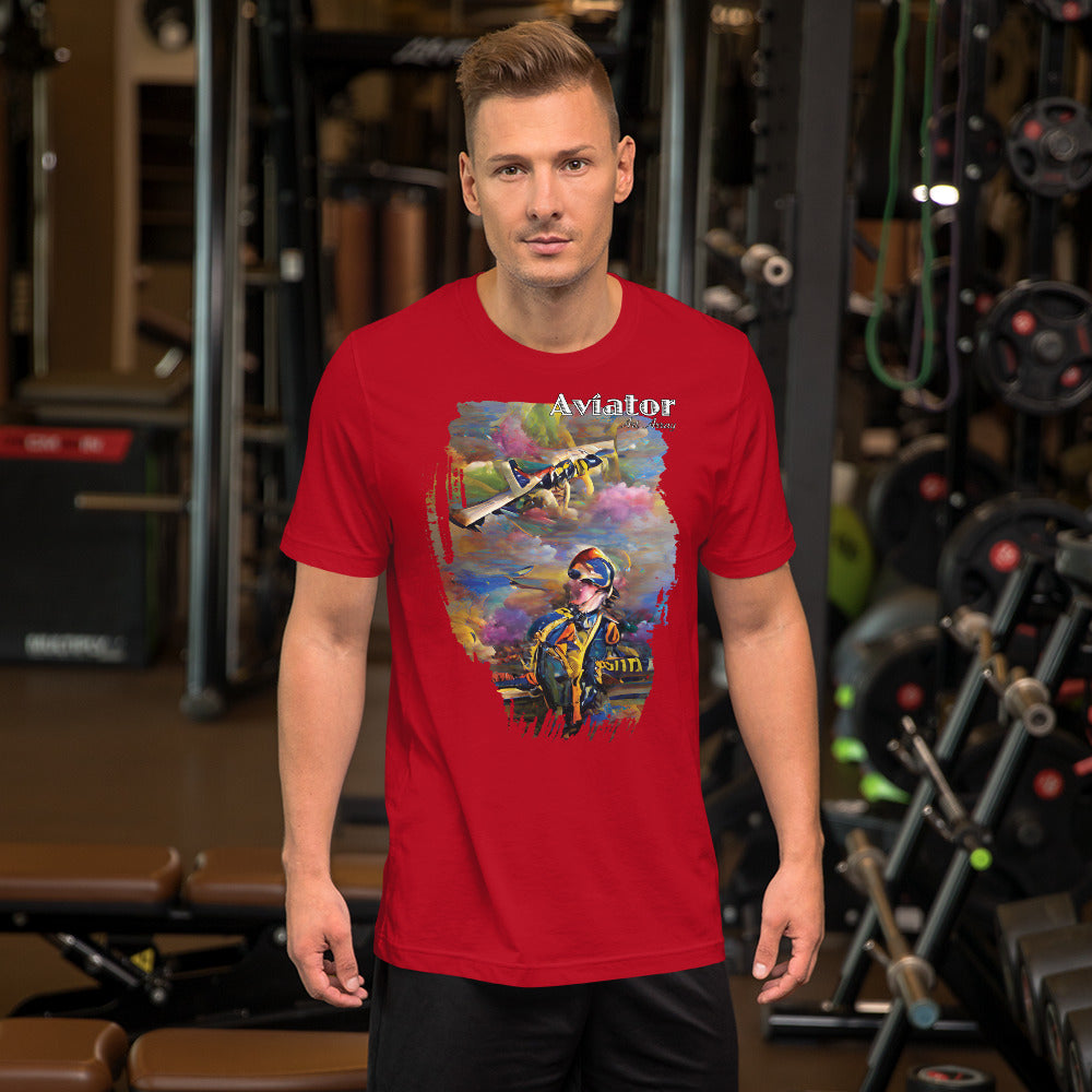 Aviator Art No. 3 - Short-Sleeve Unisex T-Shirt