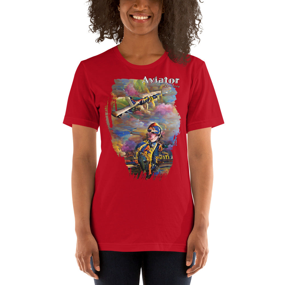 Aviator Art No. 3 - Short-Sleeve Unisex T-Shirt