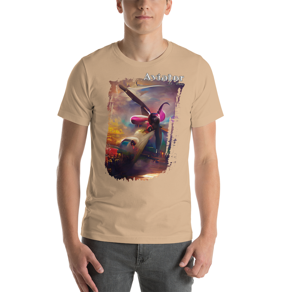Aviator Art No. 2 - Short-Sleeve Unisex T-Shirt