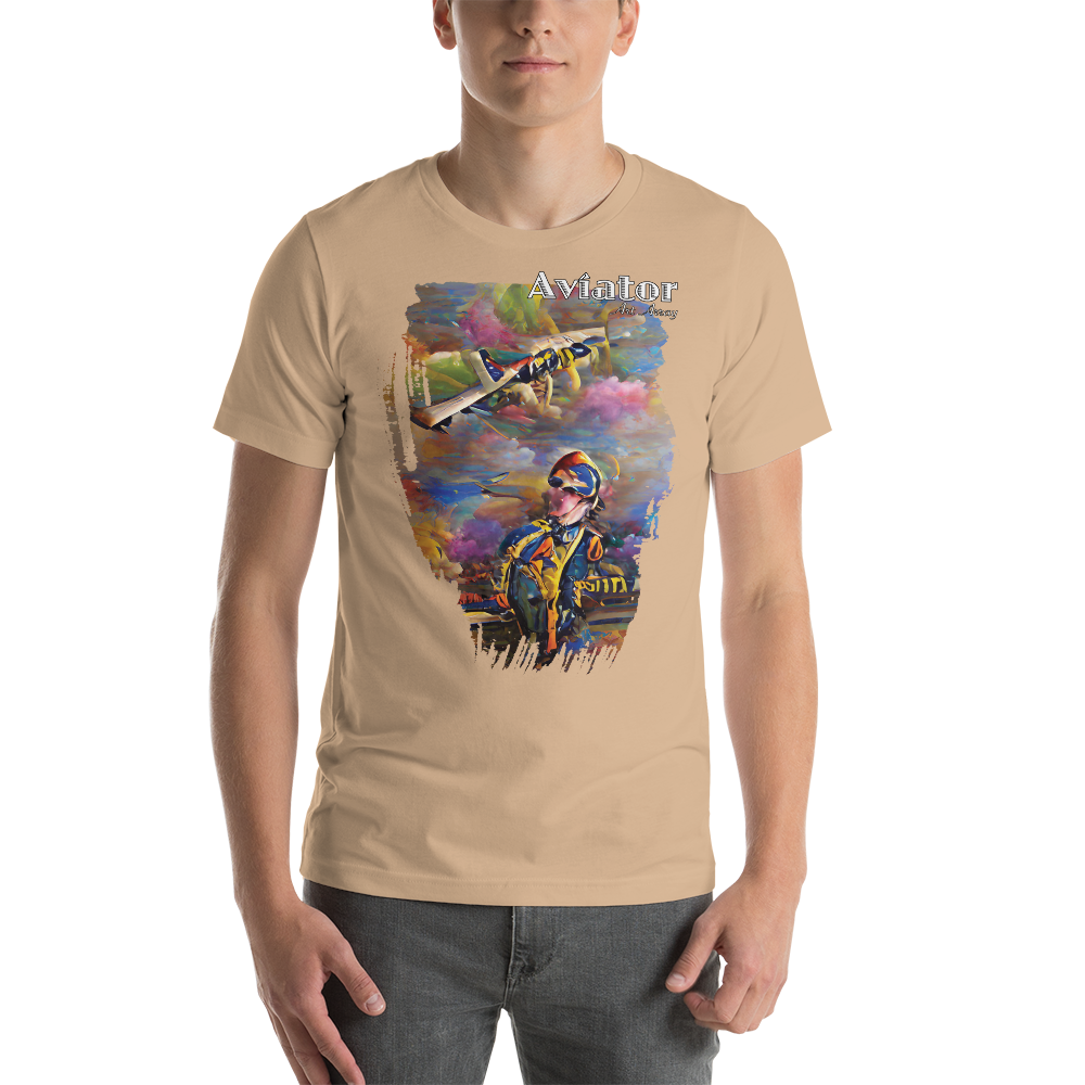 Aviator Art No. 3 - Short-Sleeve Unisex T-Shirt