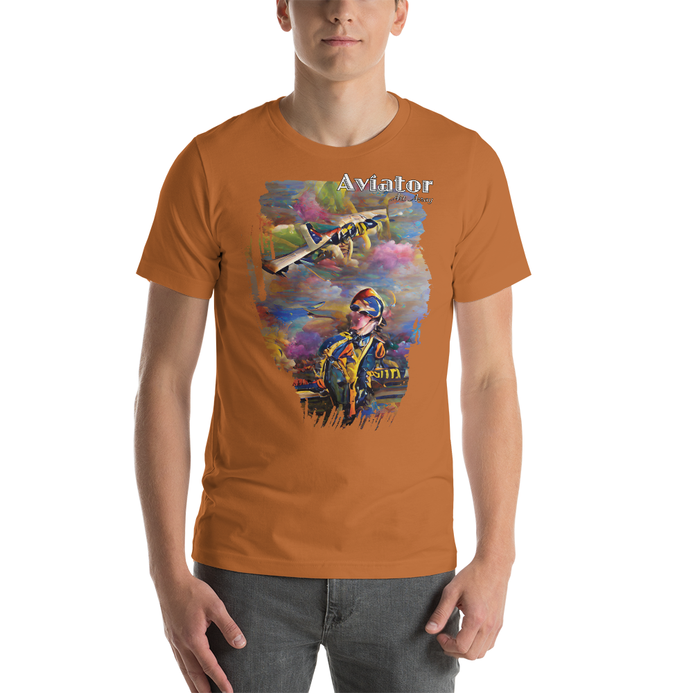 Aviator Art No. 3 - Short-Sleeve Unisex T-Shirt
