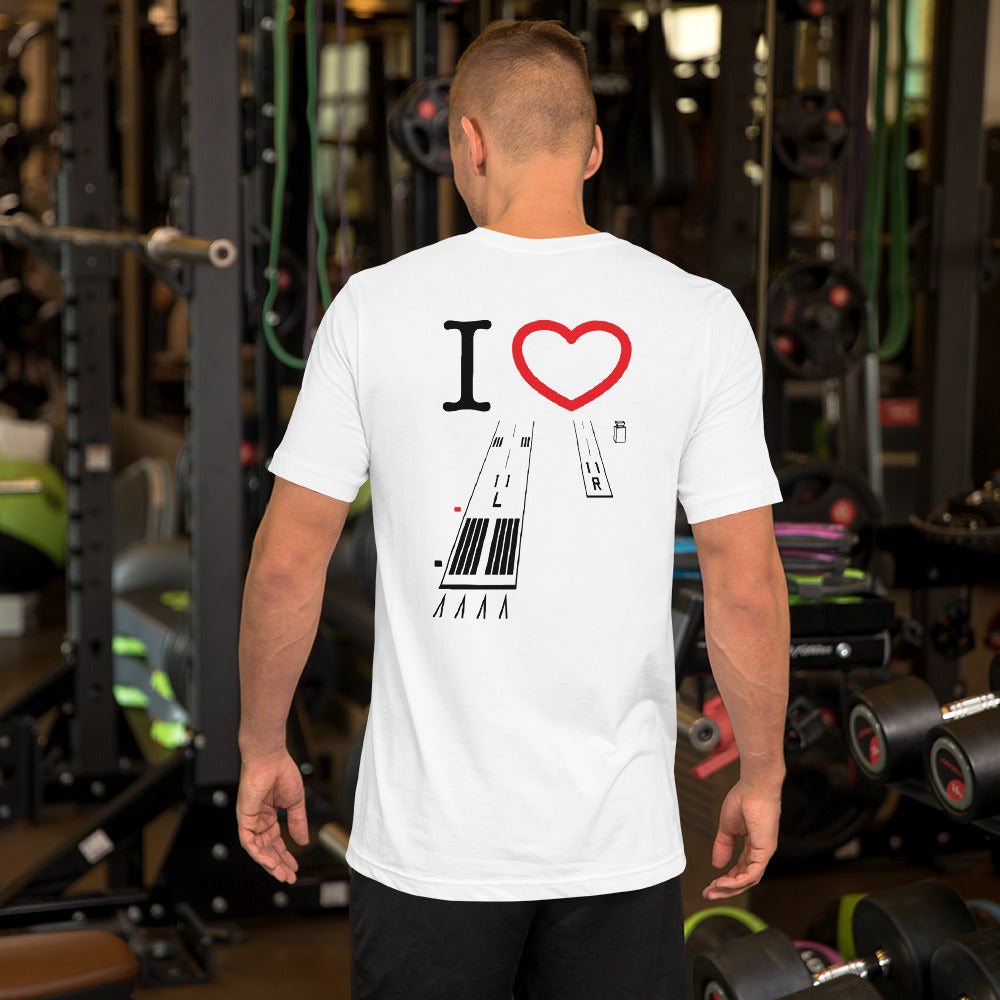 Torrance Airport Runways 29L / 29R - Runways 11L / 11R - Short-Sleeve Unisex T-Shirt