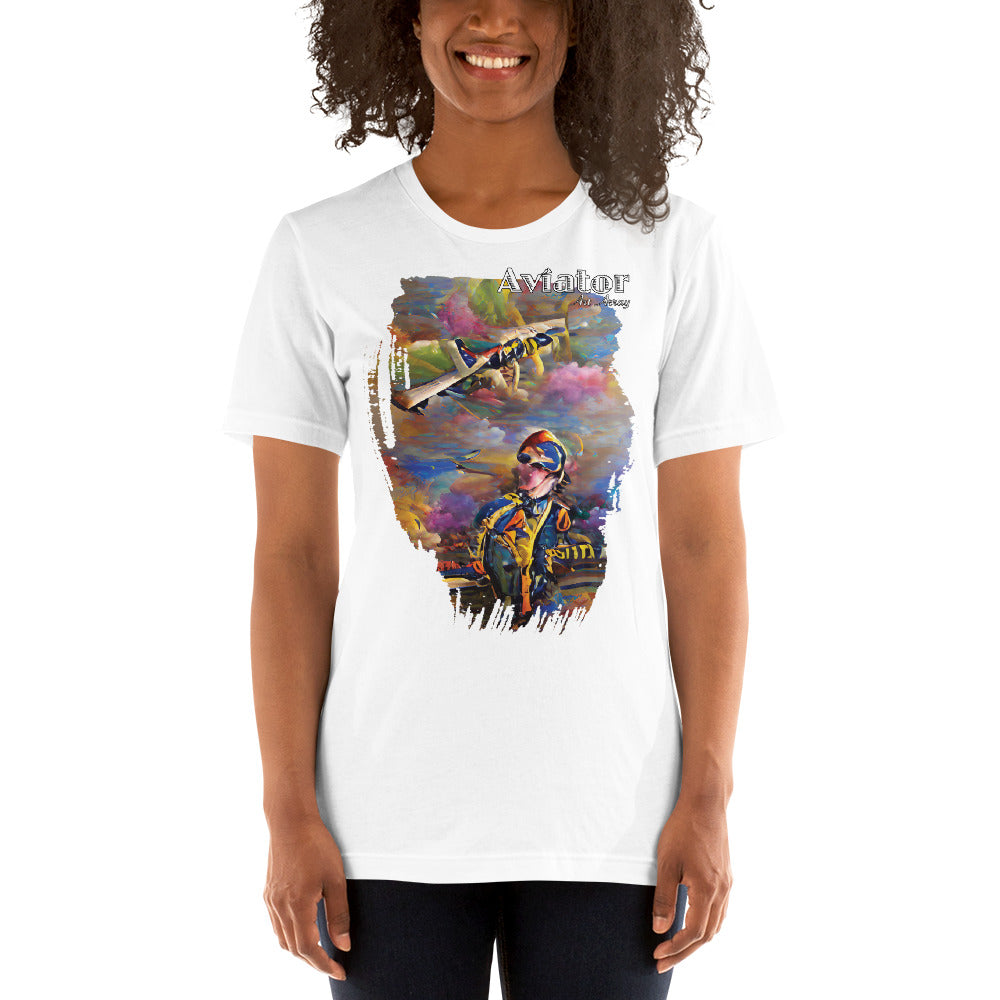 Aviator Art No. 3 - Short-Sleeve Unisex T-Shirt