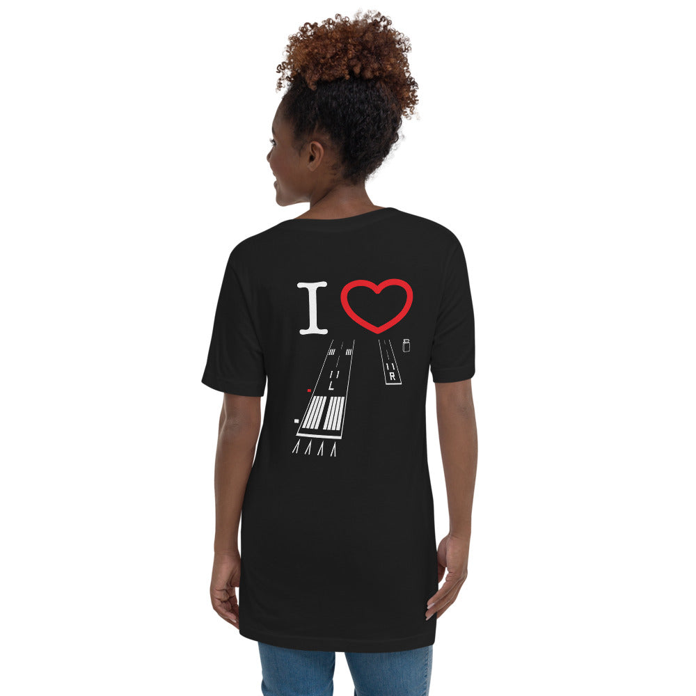 Torrance Airport Runways 29L / 29R - 11L / 11R - Short-Sleeve T-Shirt