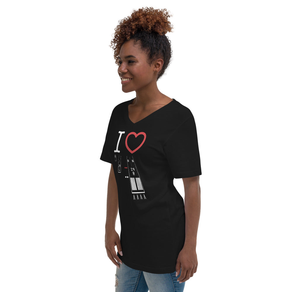 Torrance Airport Runways 29L / 29R - 11L / 11R - Short-Sleeve T-Shirt