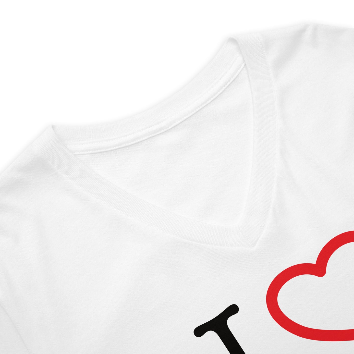 Santa Monica Airport Runway 21 / 3 - short sleeve v-neck T-Shirt (white)