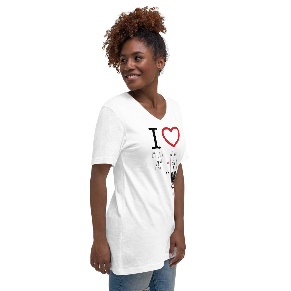 Torrance Airport Runways 29L / 29R - 11L / 11R - Short-Sleeve T-Shirt