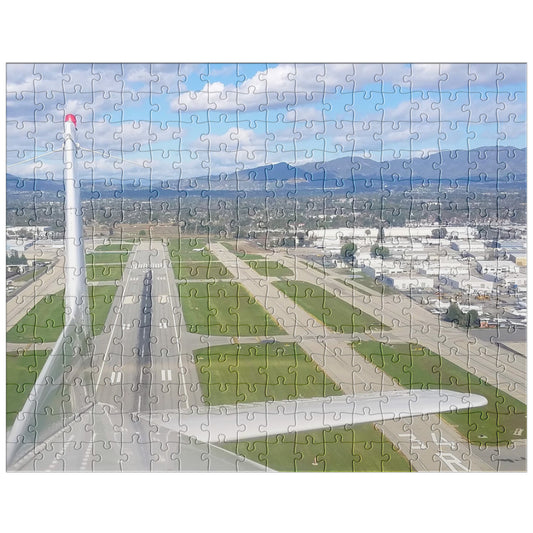 Aviation themed jigsaw puzzle (departing KVNY)