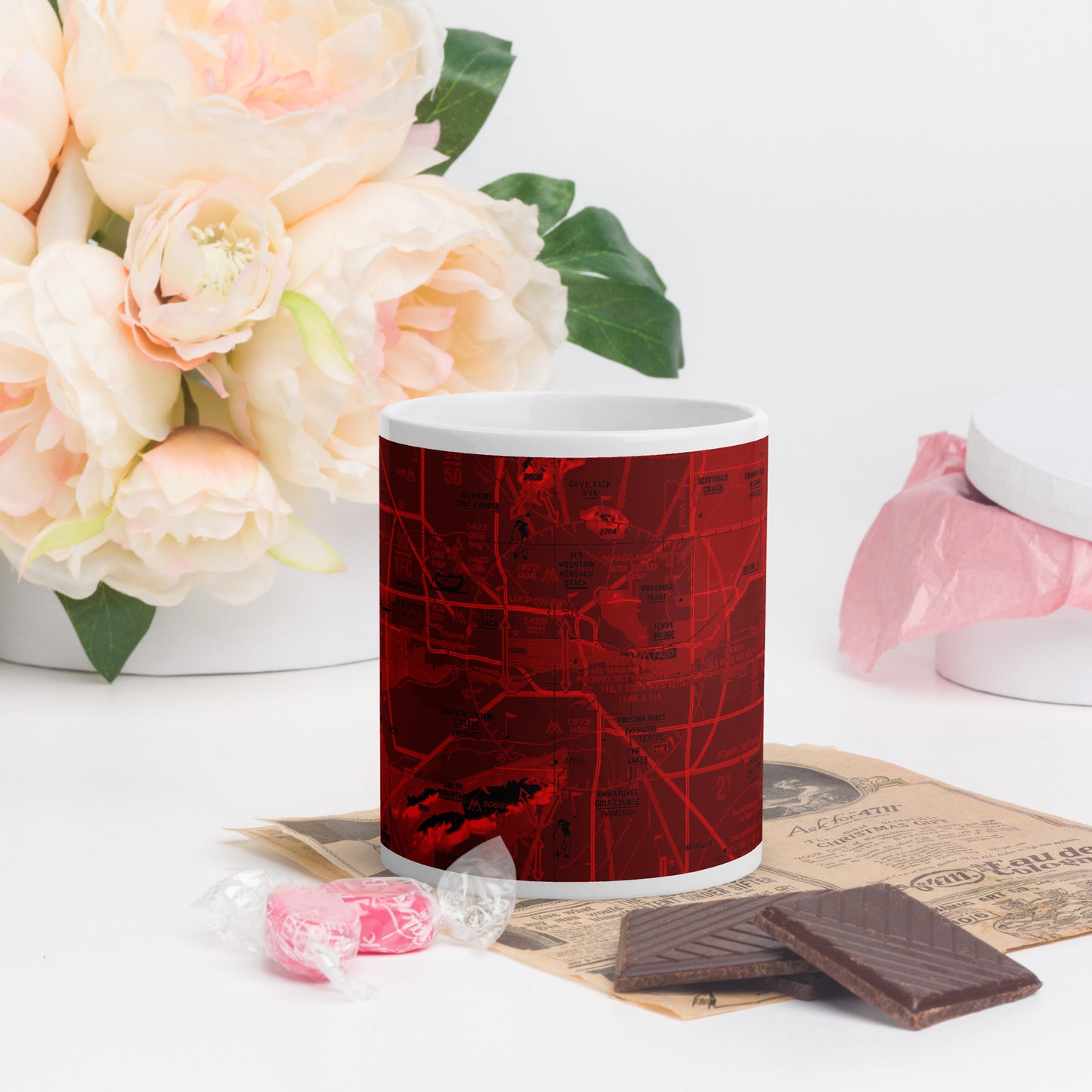 Phoenix TAC Chart mug - red