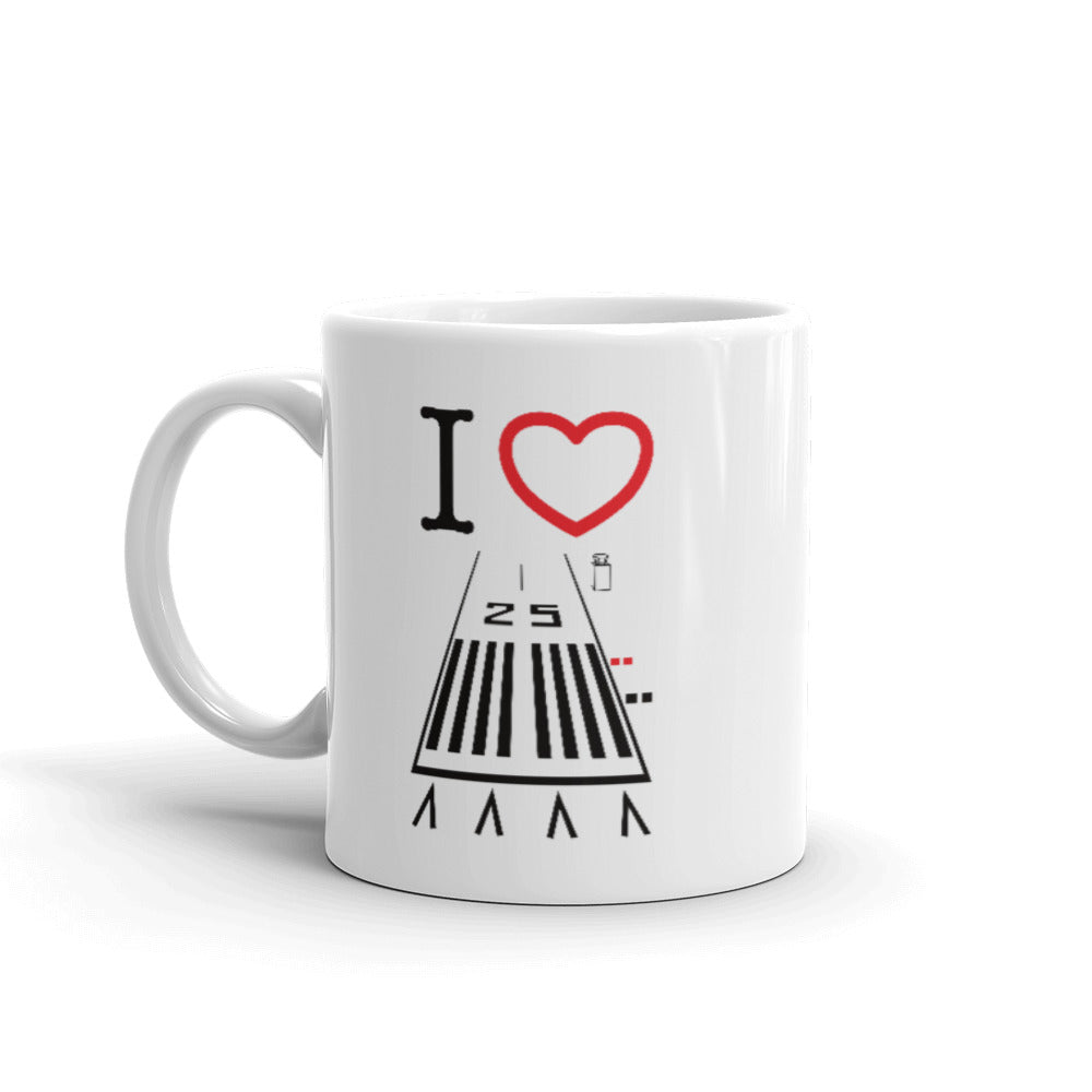Hawthorne Airport Runway 25 / Runway 7 mug
