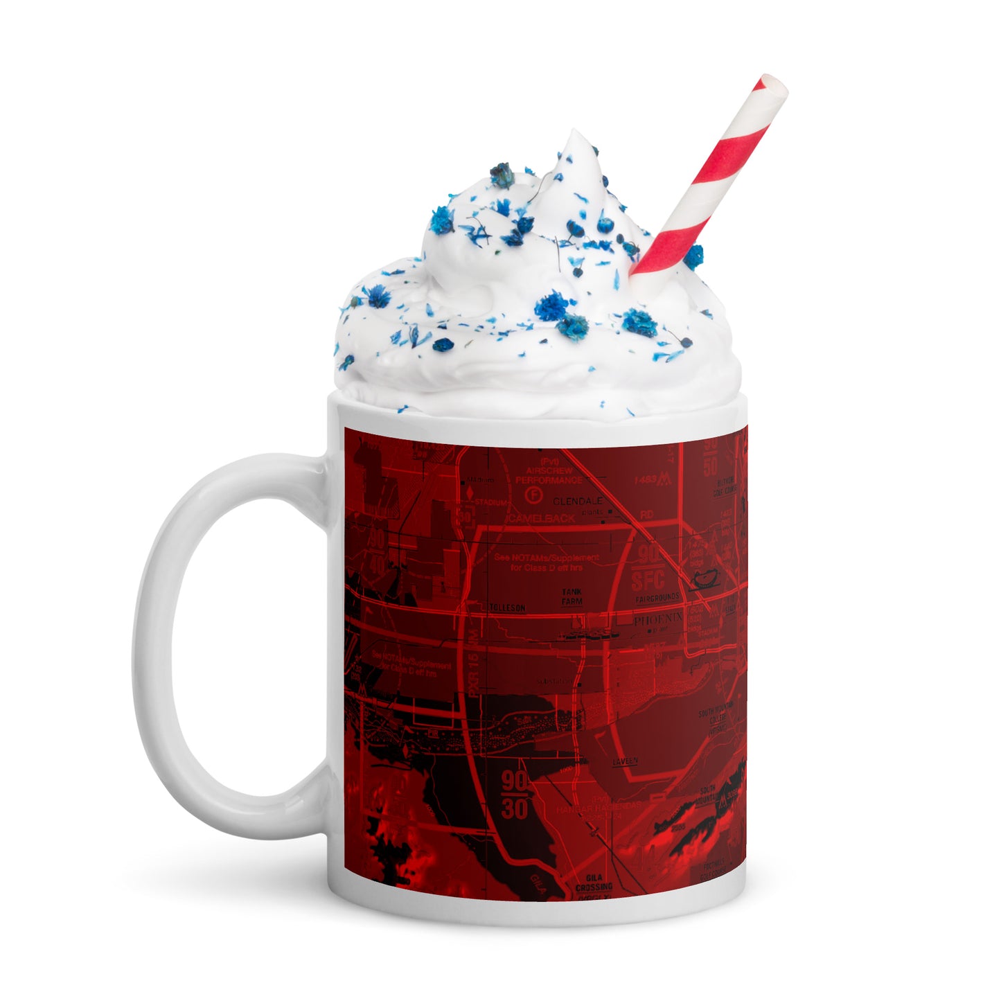 Phoenix TAC Chart mug - red